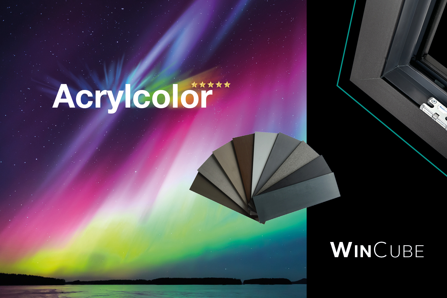 Acrylcolor und WinCube Fenster von WinTech